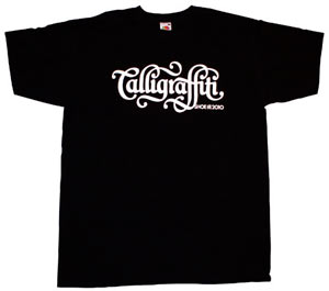 calligraffiti shirt shoe logo